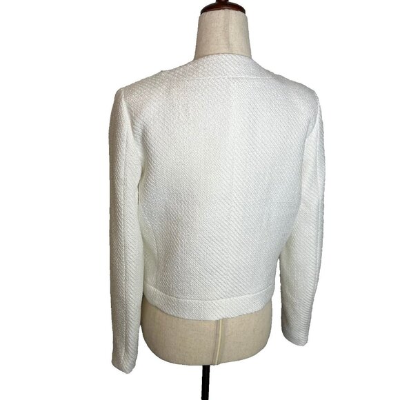 Elegant White Women's Jacket - Picture 7 of 11